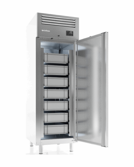 AGB 701 PESC Armoire réfrigérée à poisson positive -2+2°C 1 porte 687x794x2130mm