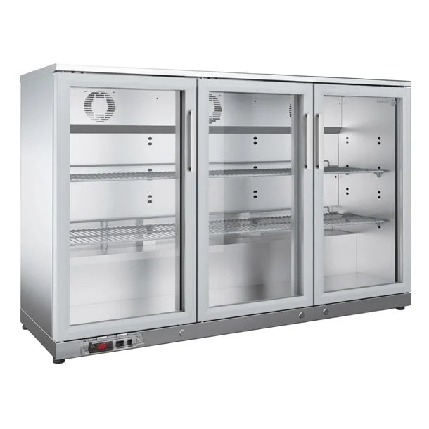 Arrière-bar réfrigérée inox FAGOR 3 portes vitrées - gamme 570 - 327 litres