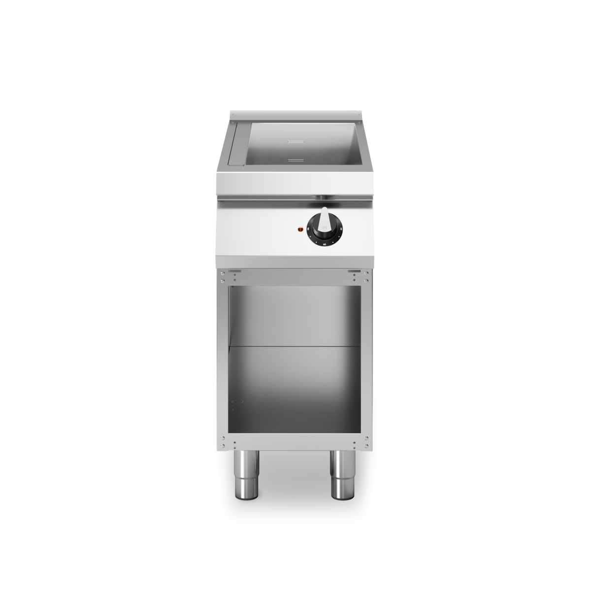 Bain-marie électrique sur meuble ouvert - Capacité 1 x GN 1/1 - 1,5 kW Mono 230V - 400x730x870mm