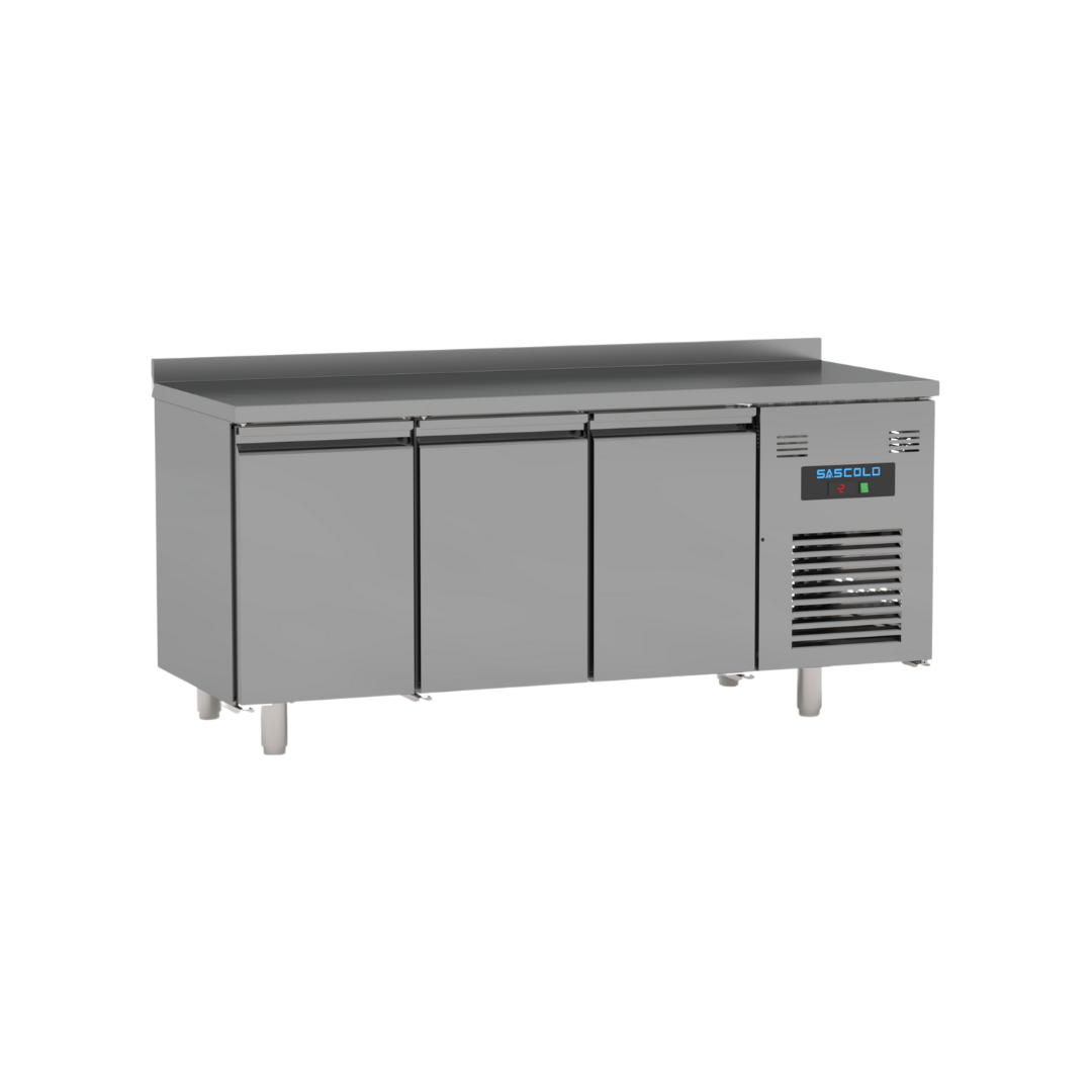 DNG185 Desserte réfrigérée négative -10/-22°C 3 portes 1865x700x850mm