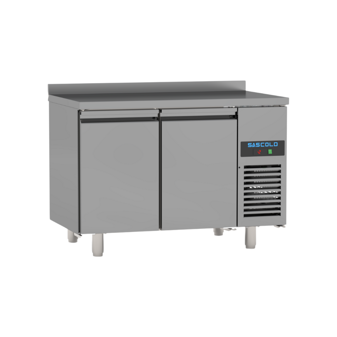 DPG120 Desserte réfrigérée positive -2/+8°C 2 portes 1200x700x850mm