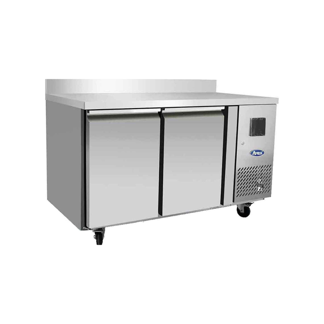 EPF3461GR-SB - Table réfrigérée négative avec dosseret 2 portes -10-22°C - Capacité 240 litres - 1360x600x840mm