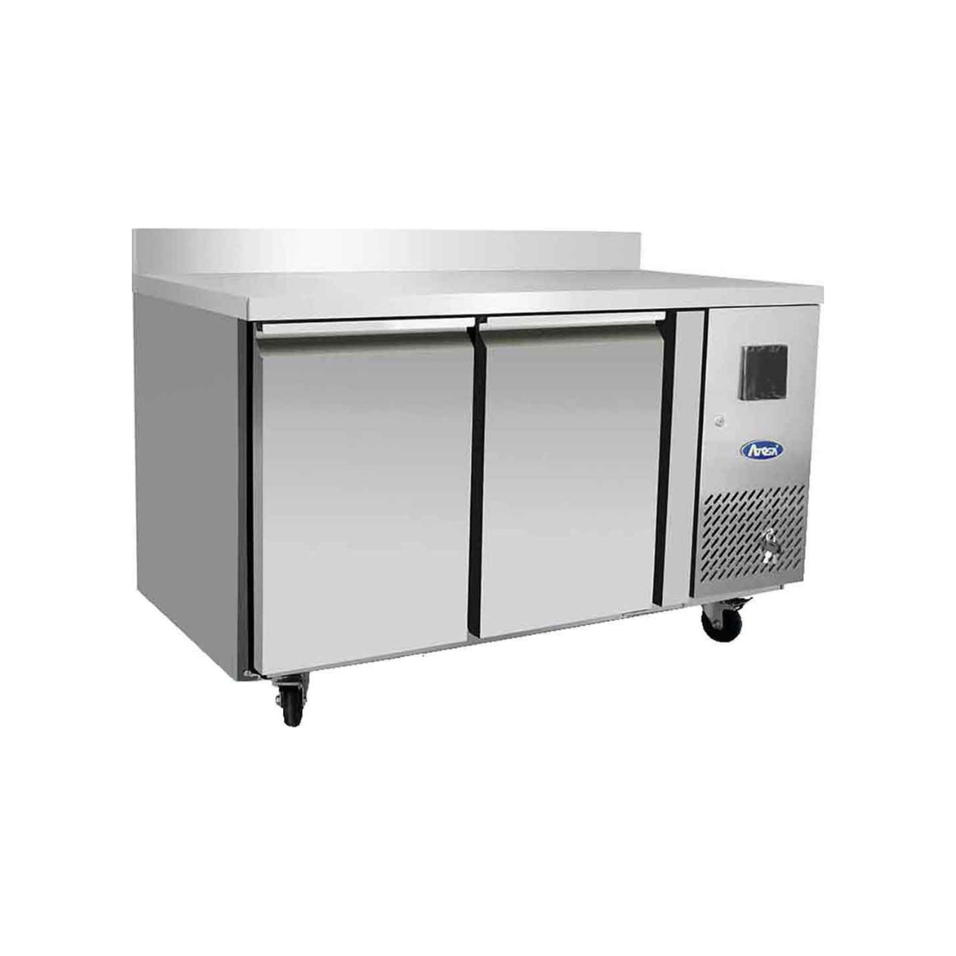 EPF3462GR-SB - Table réfrigérée négative avec dosseret 2 portes -10-22°C - Capacité 280 litres - 1360x700x840mm