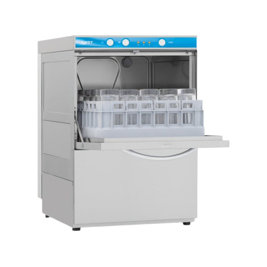 FAST135APV1-LaveverresFAST-panier350x350mm-Passage_260mm-avecadoucisseuretpompedevidange