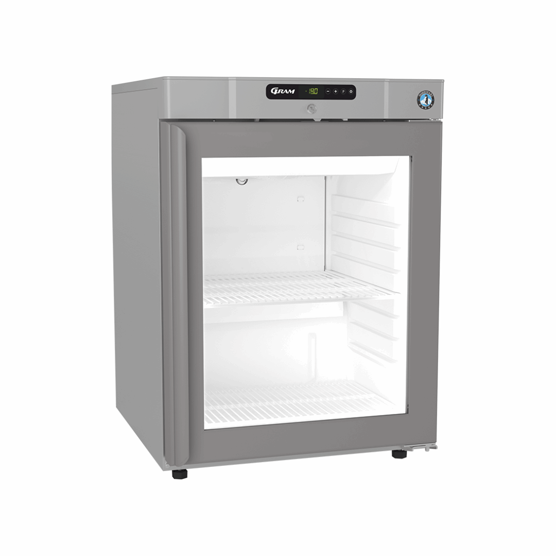 FG 220 R - Armoire réfrigérée négative 1 porte vitrée inox -5-19°C - Capacité 123 litres - 595x645x833mm