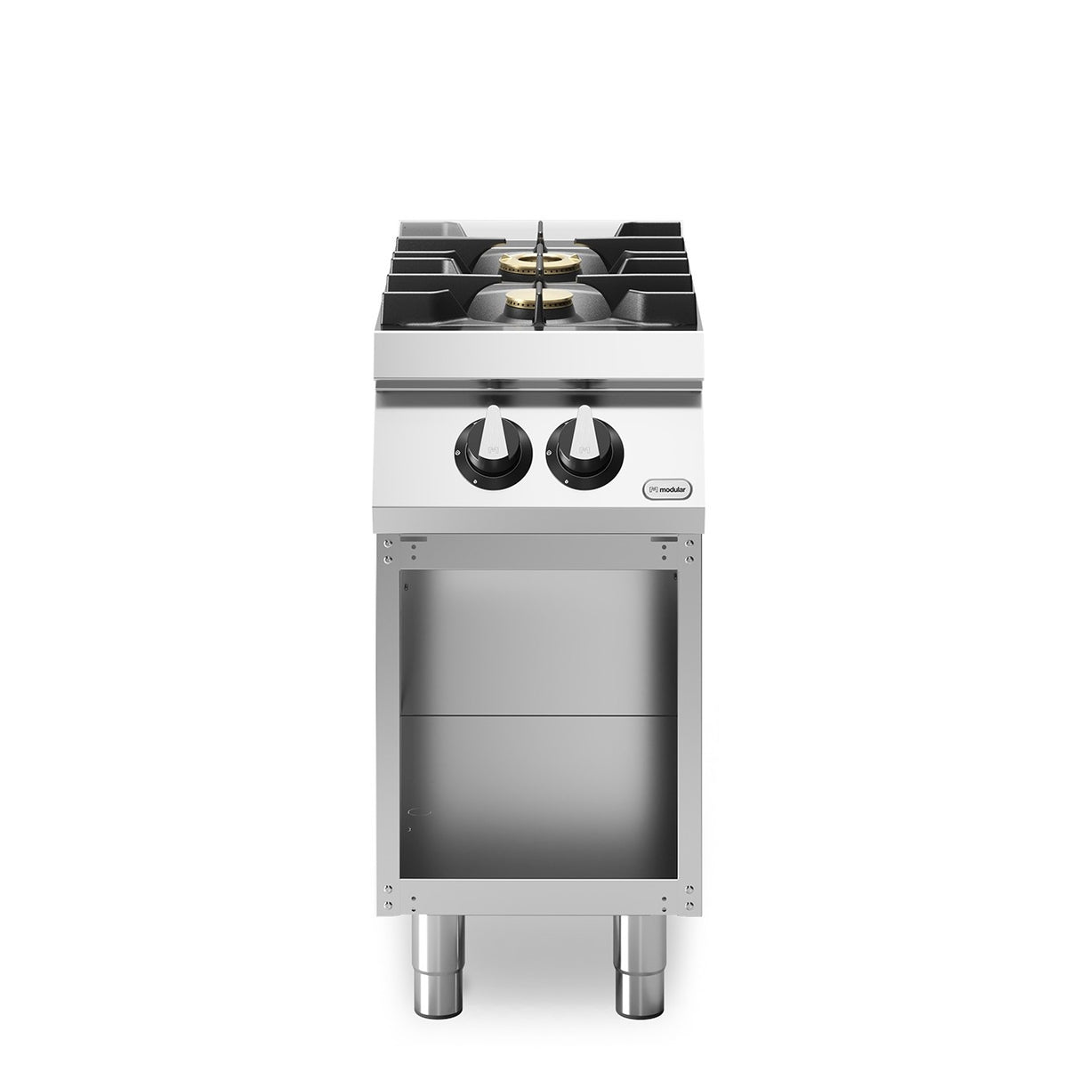 Fourneau 2 feux sur meuble ouvert – 9,5 kW Gaz – 400x730x870mm