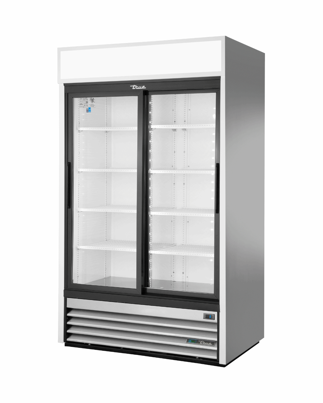 GDM-41-HC-LD - Armoire réfrigérée positive 2 portes vitrées coulissantes - Série GDM TRUE - 1160 litres - 1197x759x1998mm