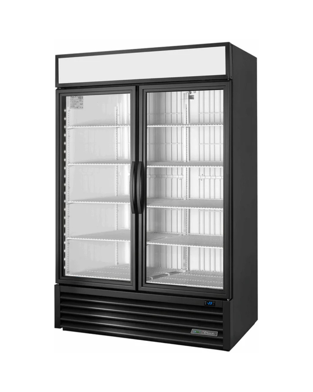 GDM-49F-HC-TSL01 Armoire réfrigérée négative congélateur 2 portes vitrées battantes - Série GDM TRUE - 1388L