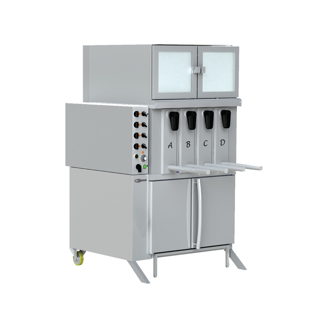 GRE.V4.A10-Grilladeverticalelectrique-Churrasco-4tiroirs