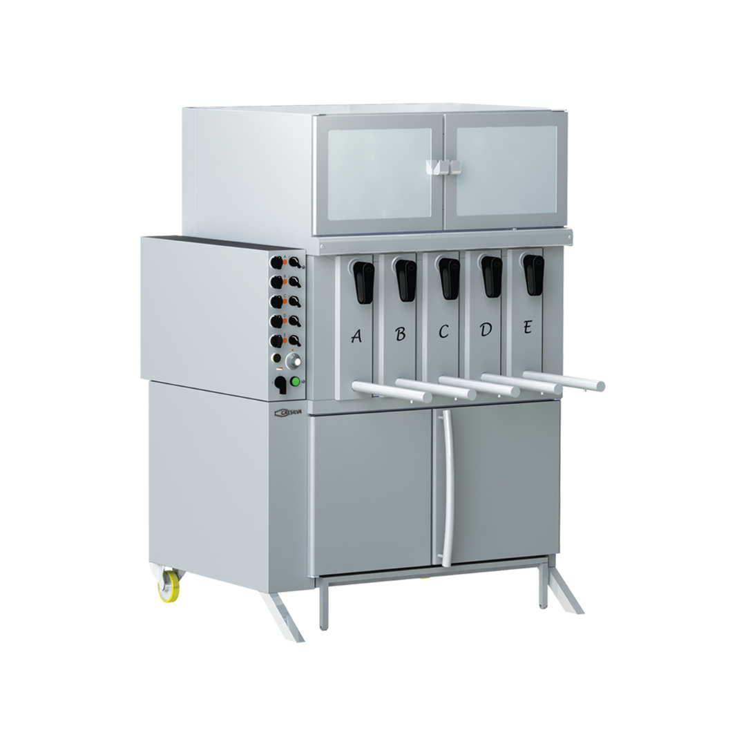 GRE.V5.A10-Grilladeverticalelectrique-Churrasco-5tiroirs