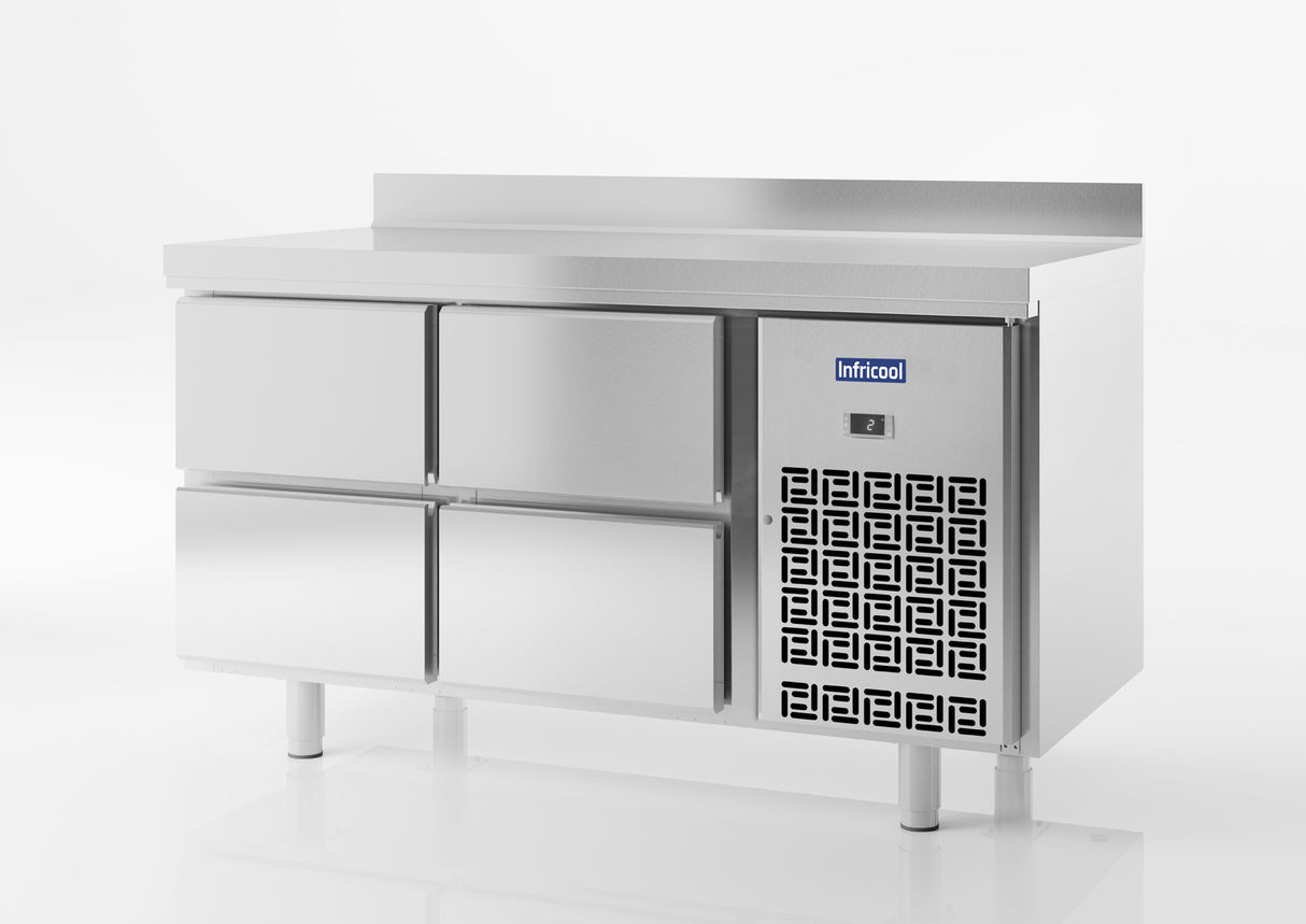 IM702P - Table réfrigérée positive avec dosseret 2 portes -2+8°C - Capacité 305 litres - 1468x700x850mm.jpg