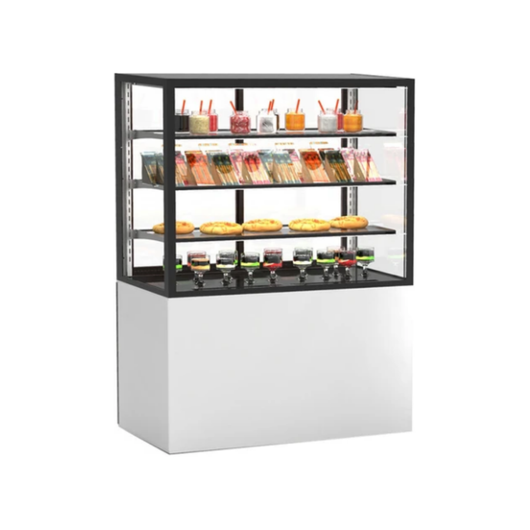 Vitrine de présentation neutre 4 niveaux - 1000x600x1400mm – Cuisine ...