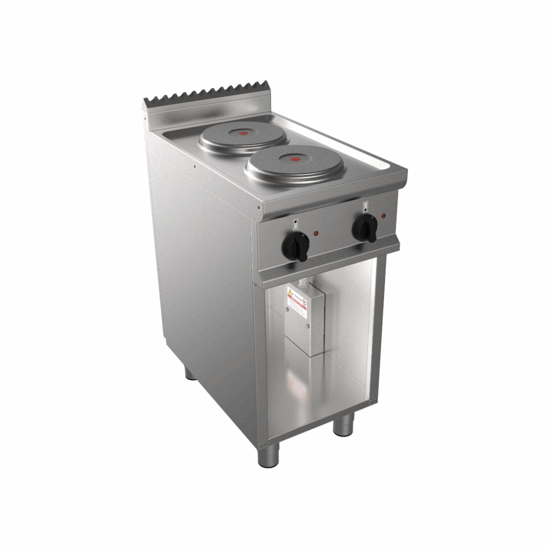 L7_CUET2BA-Cuisiniereelectrique2feuxsurmeubleouvert400x700x850mm5.2kW