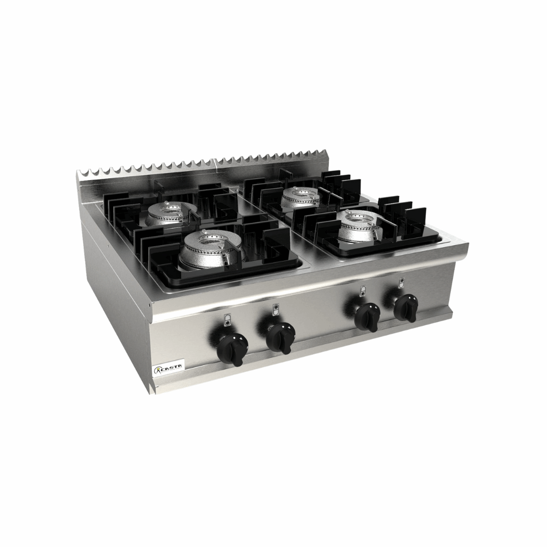 L7_KUPG4BB.4G-Cuisinieregazaposer4feux800x700x270mm30kW