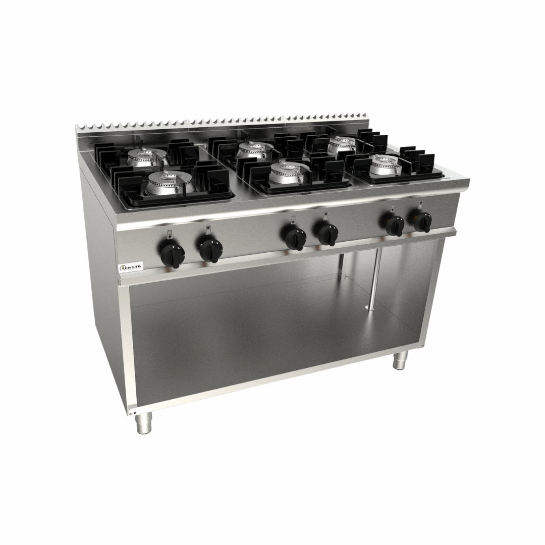 L7_KUPG6BA.6G-Cuisinieregazsurmeubleouvert6feux1200x700x850mm45kW