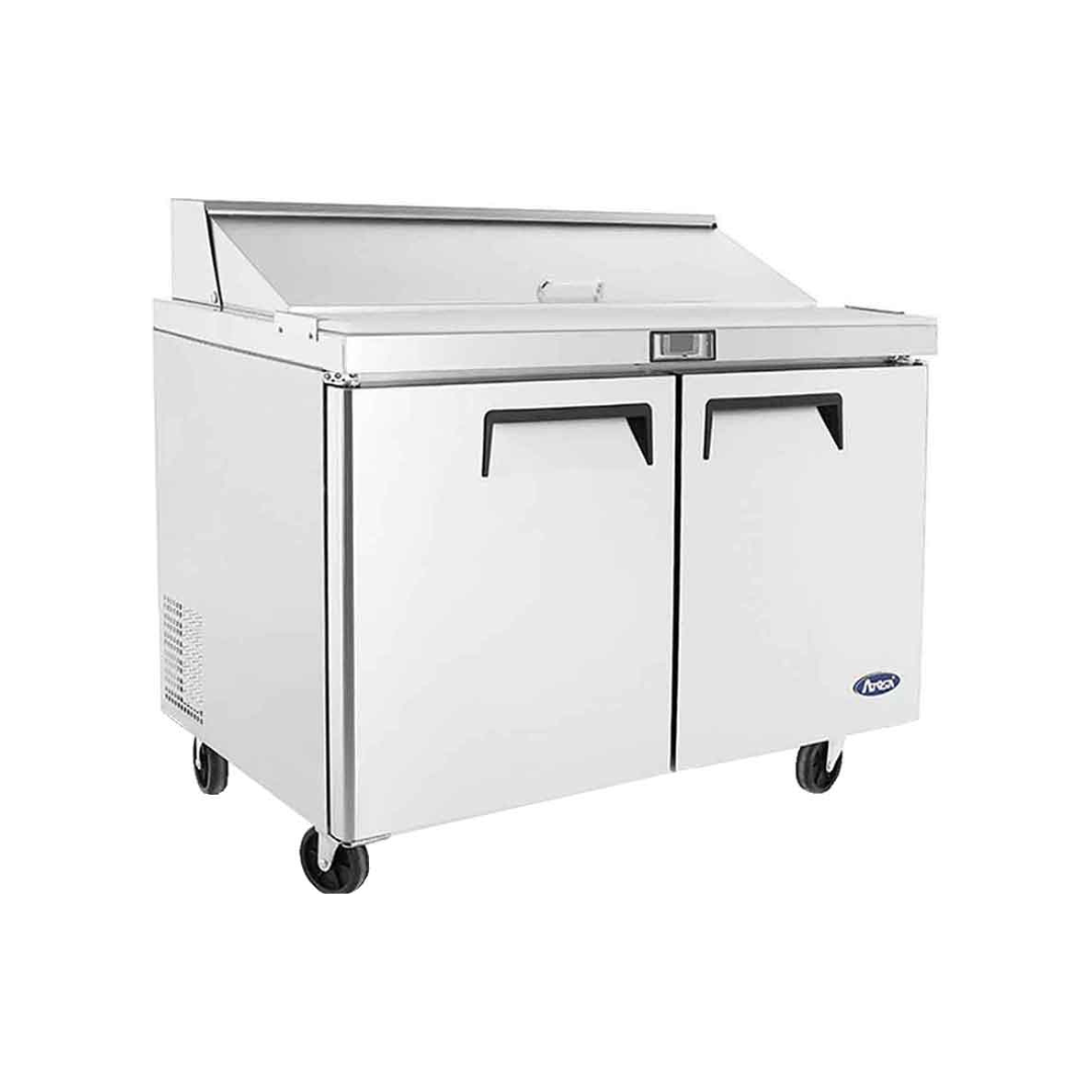 MSF8303GR - Saladette réfrigérée positive 2 portes -2+8°C - Capacité 490 litres - 16 GN 16 - 1530x762x1124mm
