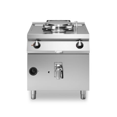 Marmite à gaz chauffe direct - Capacité : 50 litres - 10,5 kW Gaz - 800x730x870mm