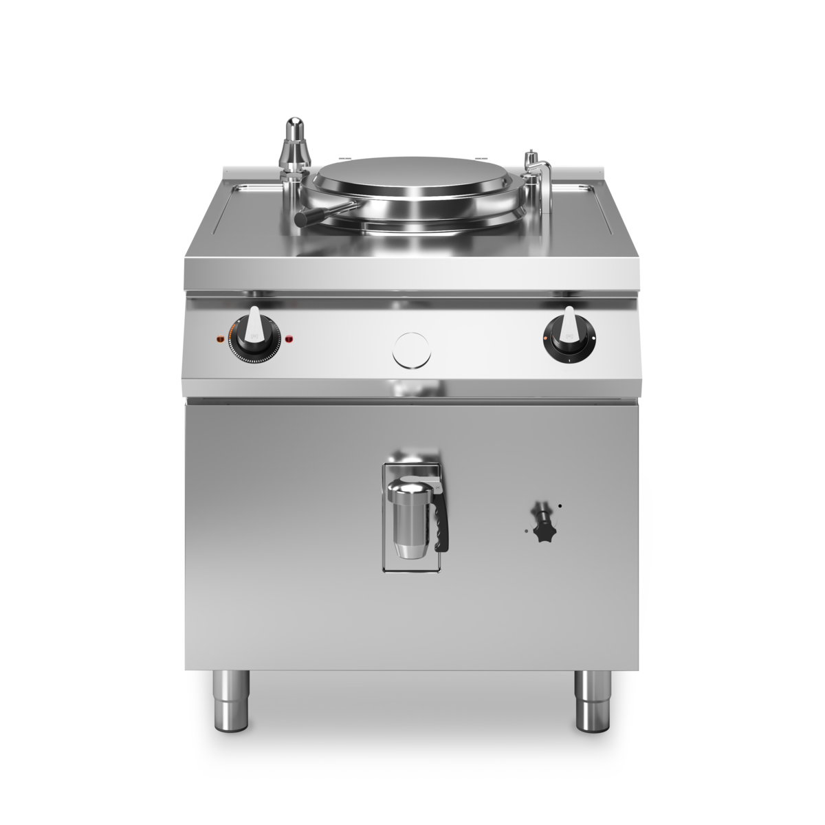 Marmite électrique chauffe indirect - Capacité : 50 litres - 12,3 kW 400V Tri - 800x730x870mm