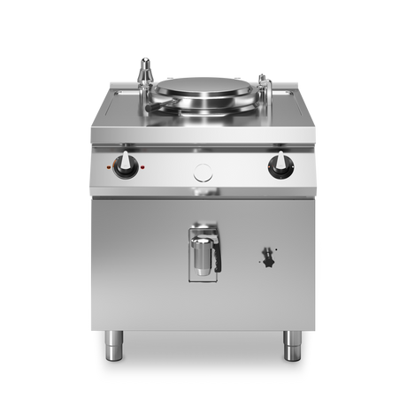 Marmite électrique chauffe indirect - Capacité : 50 litres - 12,3 kW 400V Tri - 800x730x870mm