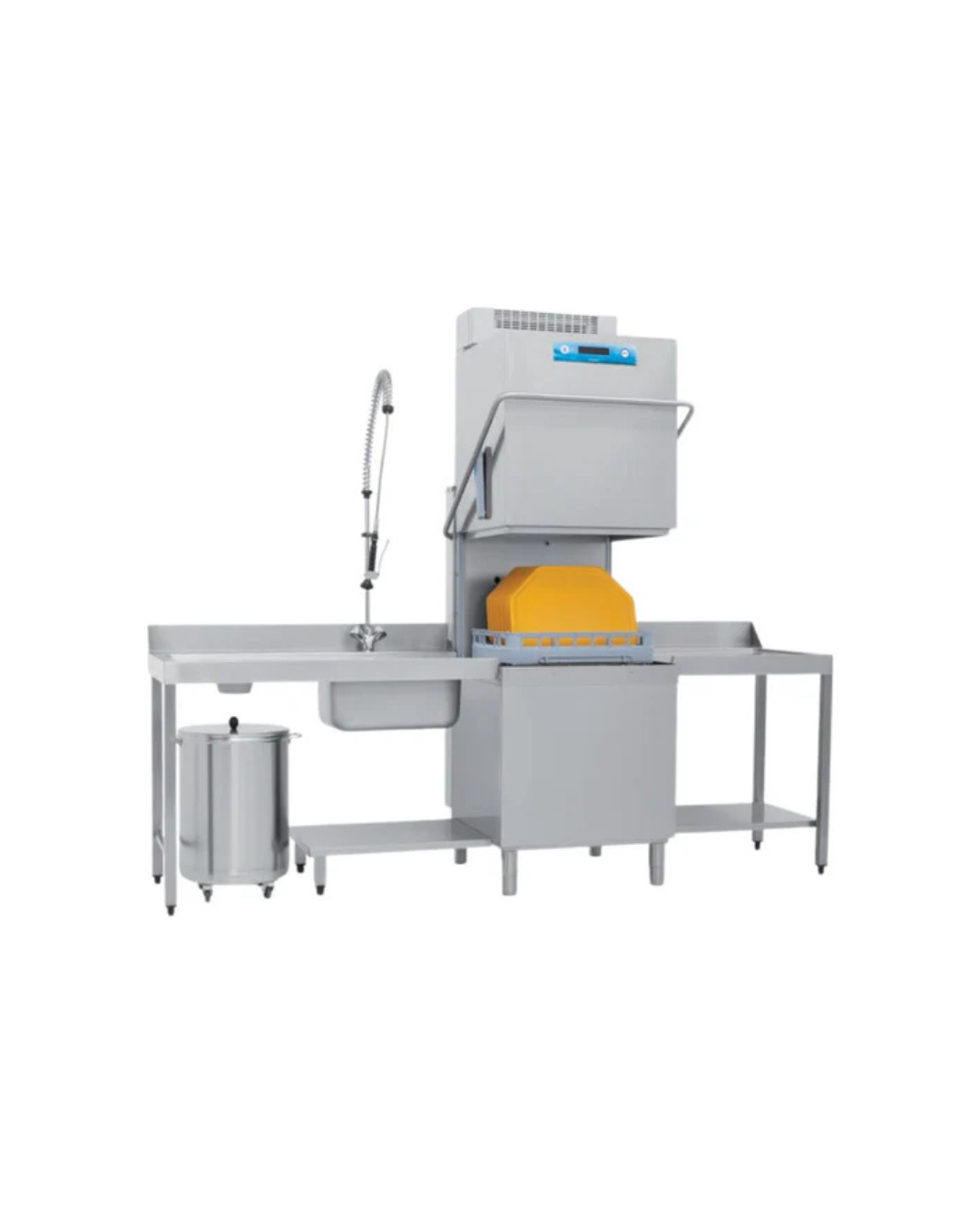 RIVER282LRV1 Lave vaisselle à capot RIVER - Passage : 465mm - avec condenseur à buée - avec pompe de vidange et adoucisseur en continu