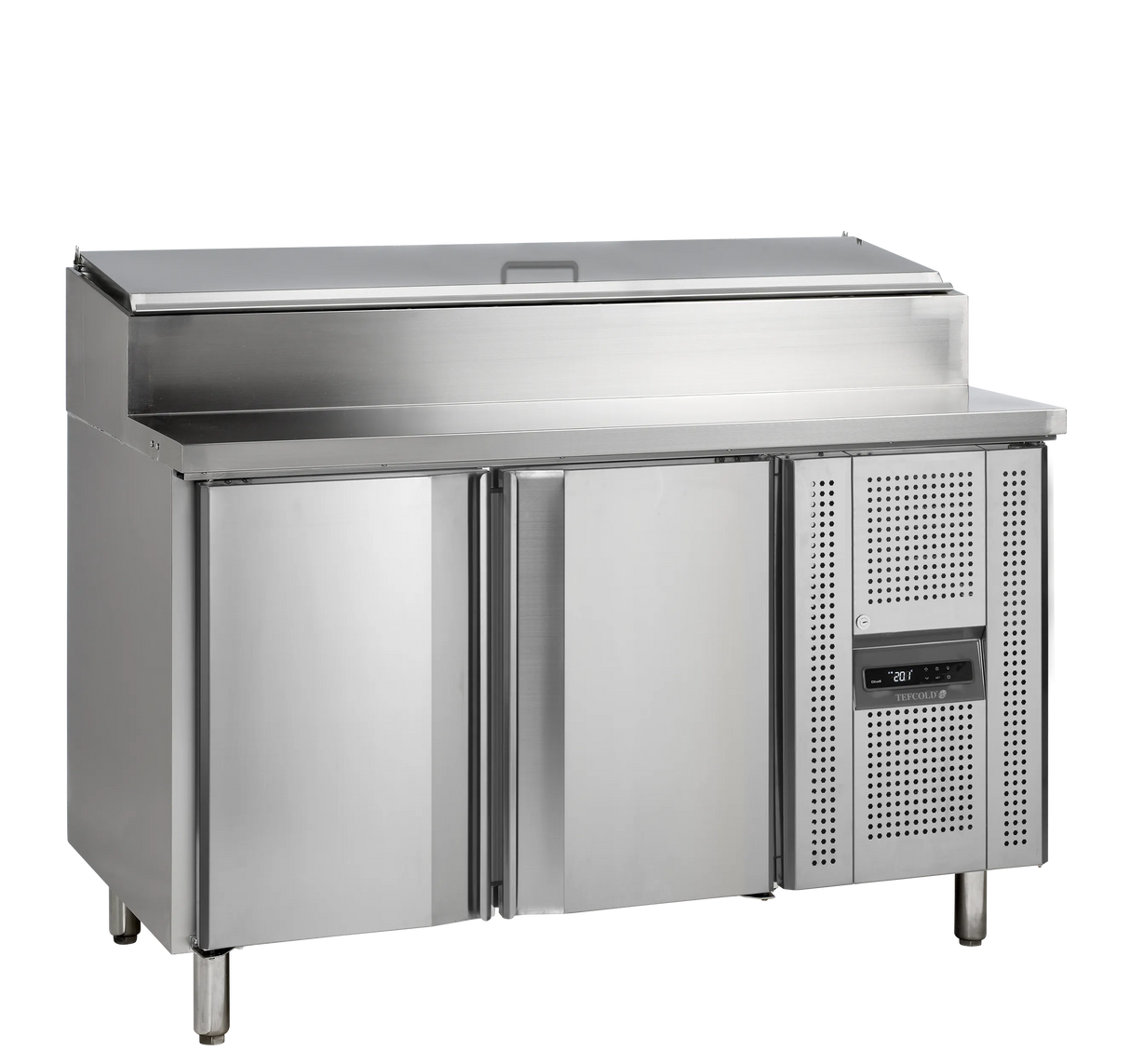 Saladette réfrigérée 2 portes - 1360x700x1080mm