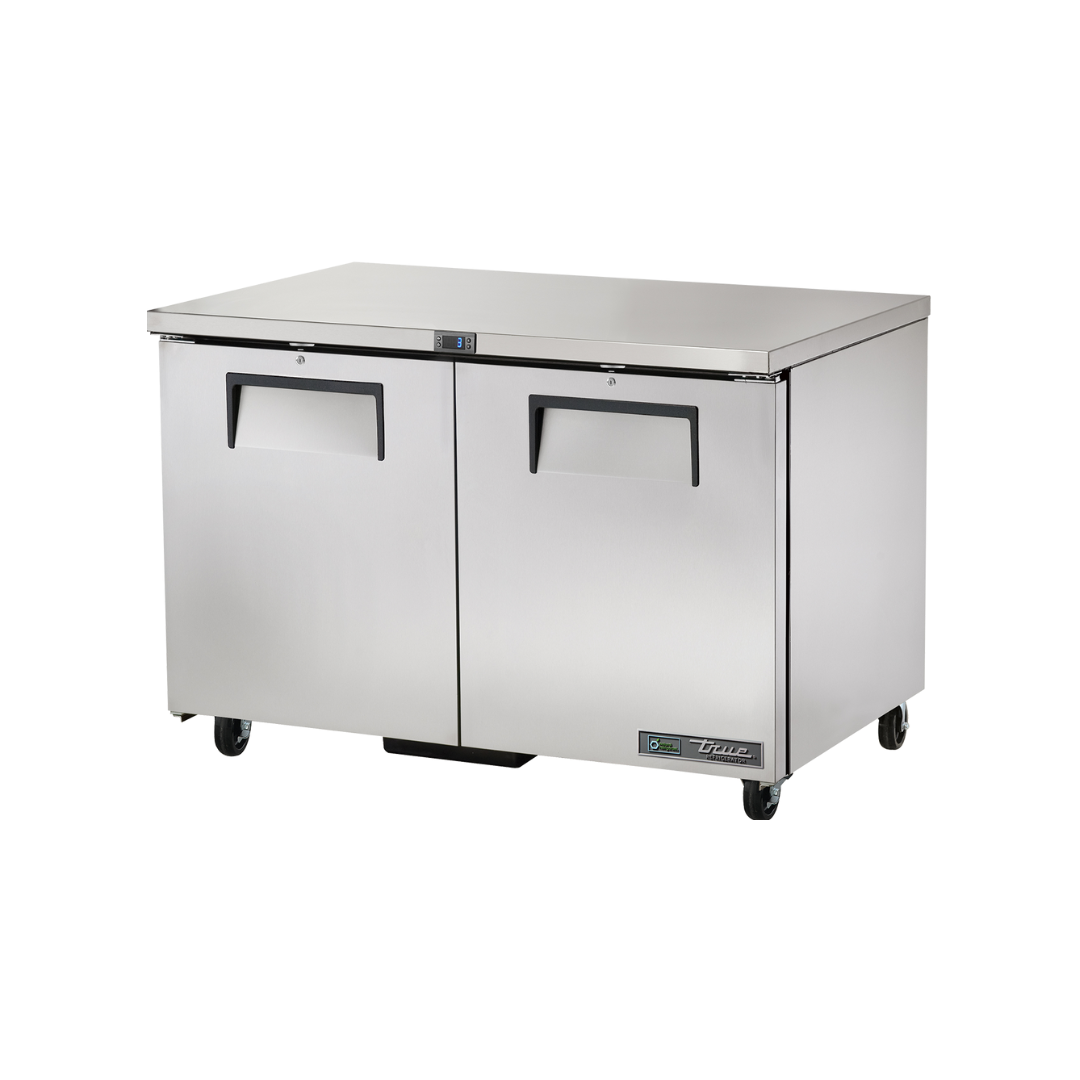 TUC-48-HC - Meuble bas réfrigéré positive 2 portes - Série TUC TRUE - 340 litres - 1229x766x839mm