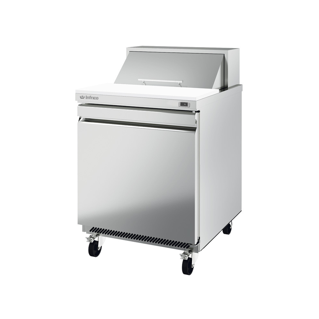 UC 27 P - Saladette réfrigérée positive 3 portes 0+6°C - Capacité 590 litres 18xGN 16 - 1844x766x1175mm