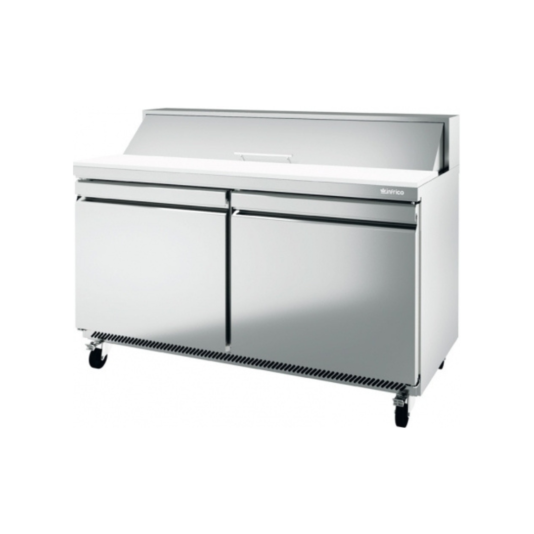 UC 60 P - Saladette réfrigérée positive 2 portes 0+6°C - Capacité 480 litres 16xGN 16 - 1533x766x1175mm
