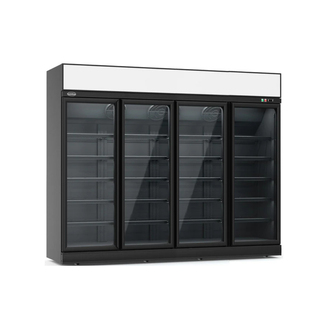 VP4PV2000Vitrine réfrigérée 4 portes vitrées - 2060L