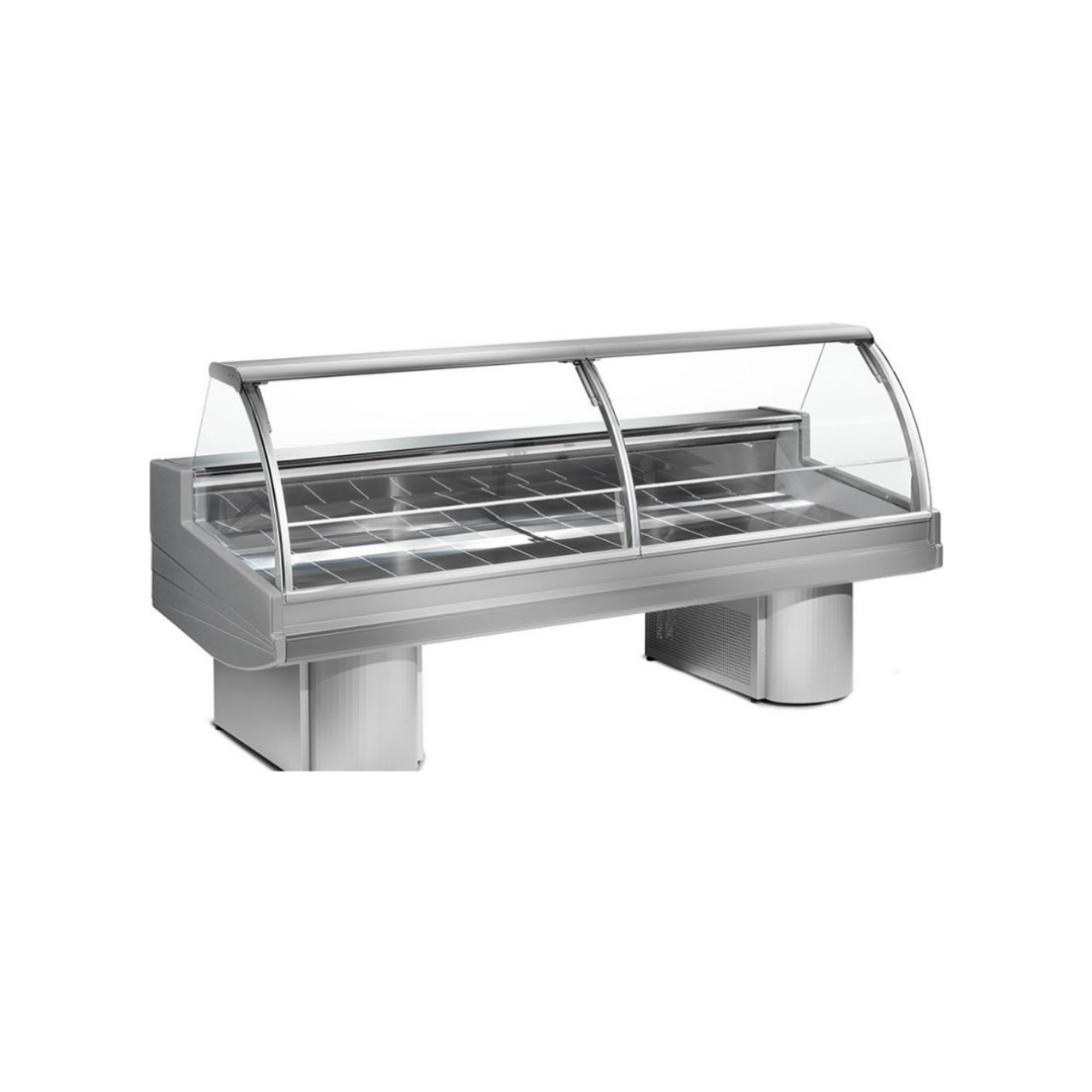 Vitrine réfrigérée statique sans réserve - Prof : 1040mm - +2/+8°C - BUFFALO