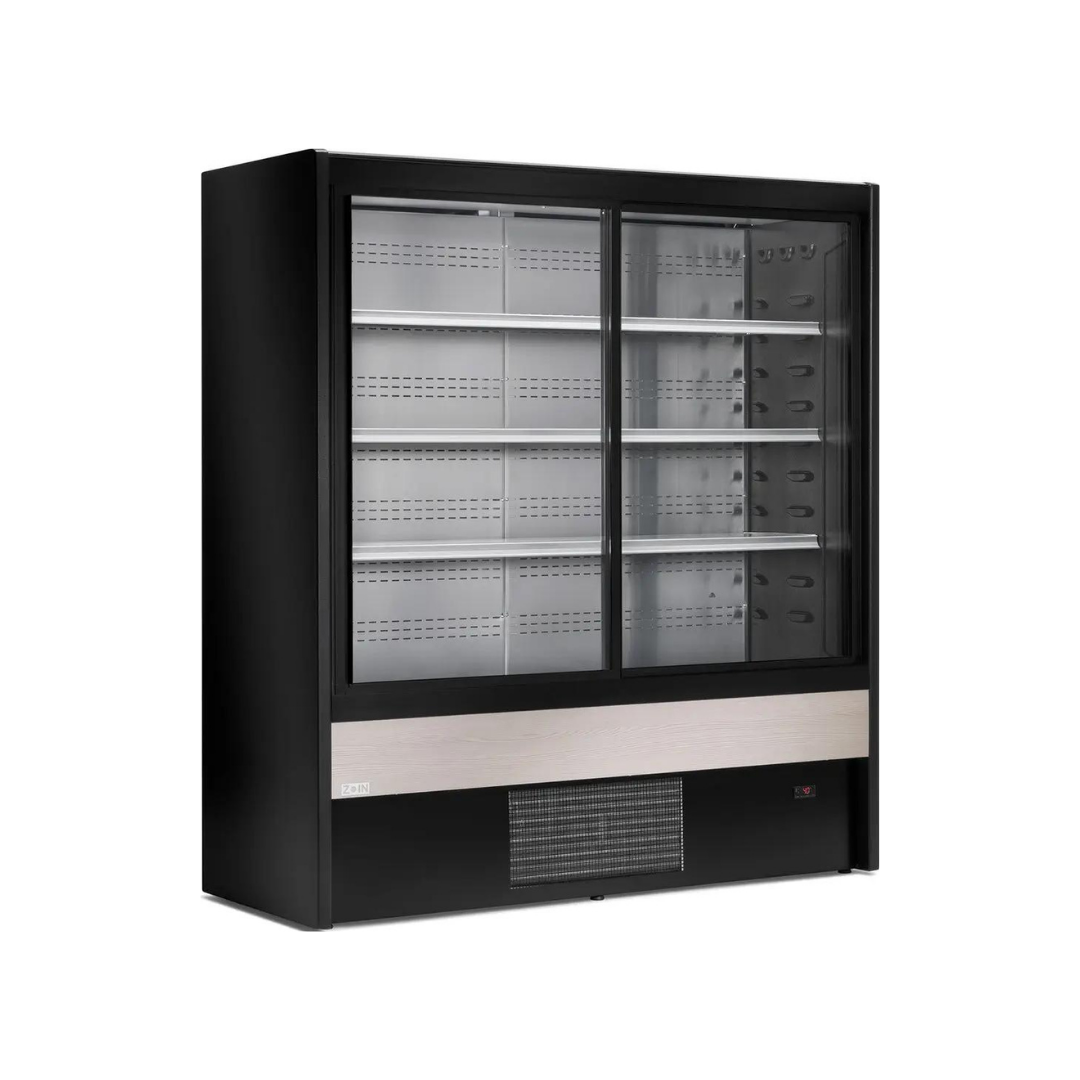 Vitrine murale réfrigérée portes coulissantes 4 niveaux - Prof : 710mm - +2/+8°C - CERVINO