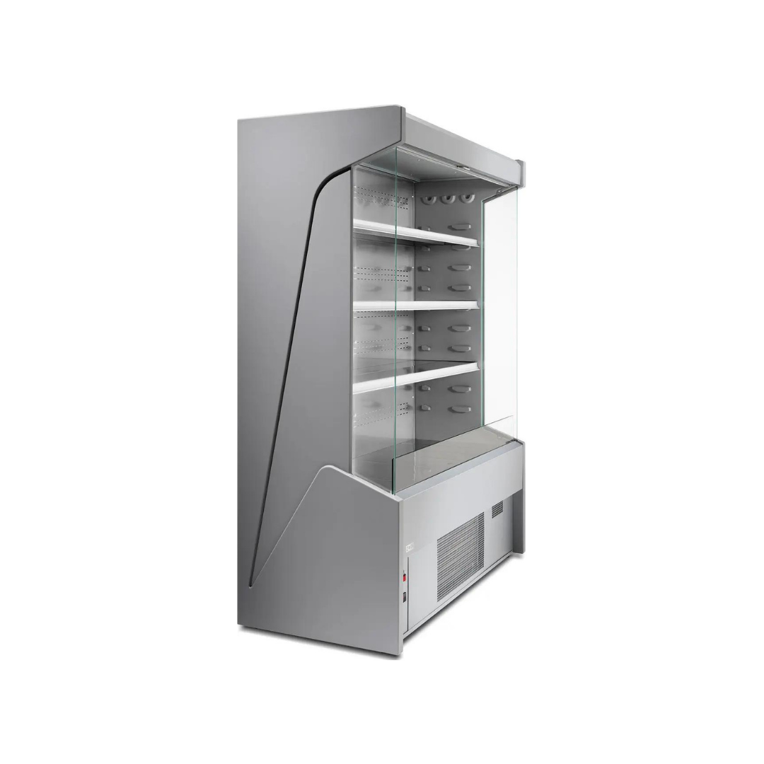 Vitrine murale réfrigérée ouverte 4 niveaux - Prof : 710mm - +2/+8°C - CERVINO