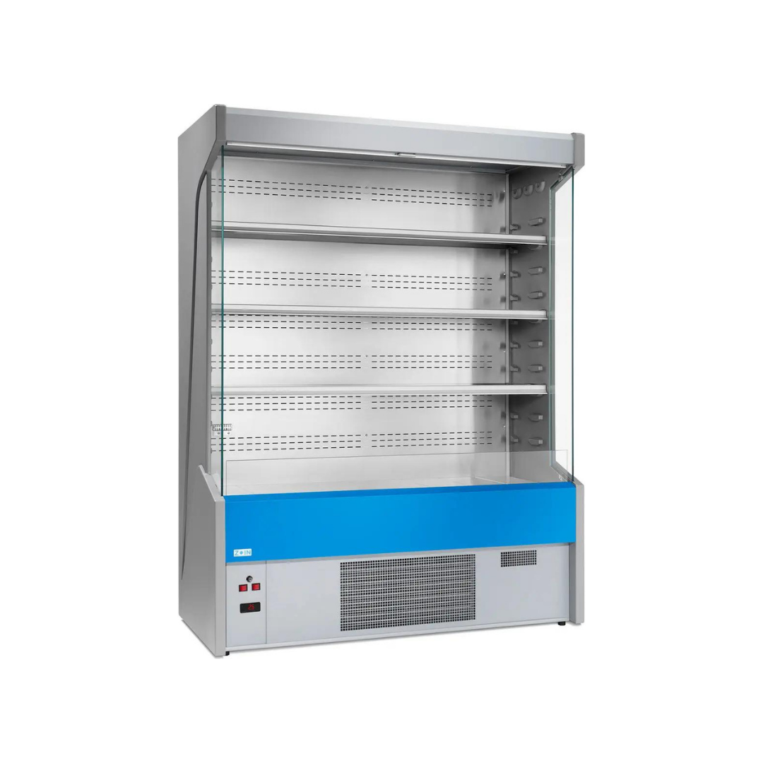 Vitrine murale réfrigérée ouverte 4 niveaux - Prof : 710mm - +2/+8°C - CERVINO