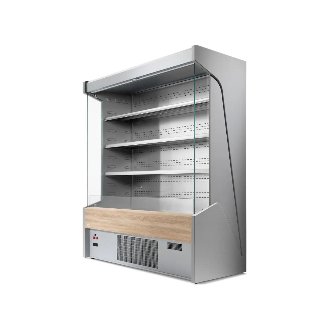 Vitrine murale réfrigérée ouverte 4 niveaux - Prof : 710mm - +2/+8°C - CERVINO