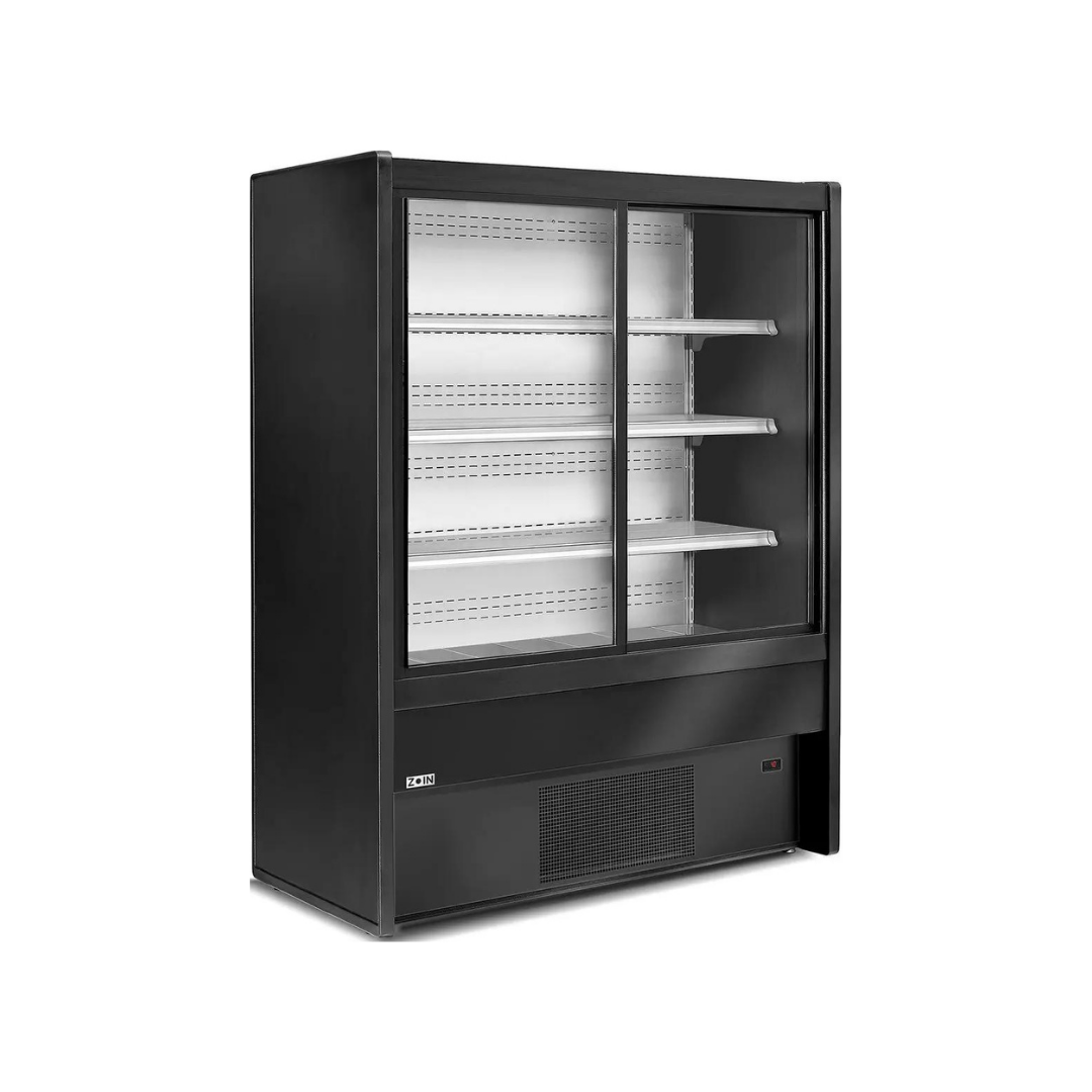 Vitrine murale réfrigérée portes coulissantes 5 niveaux - Prof : 750mm - +2/+8°C - CHAMONIX