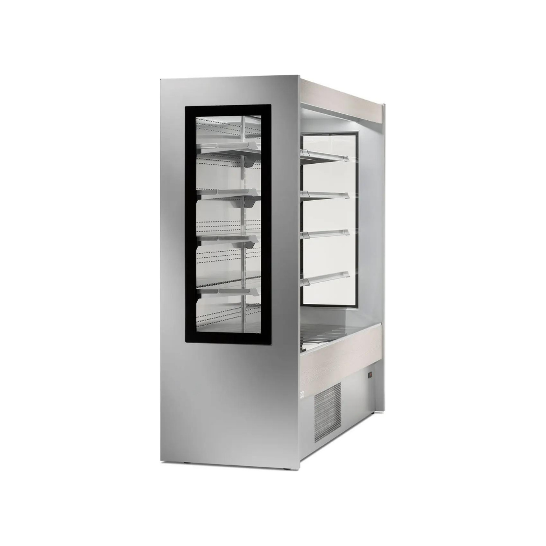 Vitrine murale réfrigérée ouverte 5 niveaux - Prof : 750mm - +2/+8°C - CHAMONIX