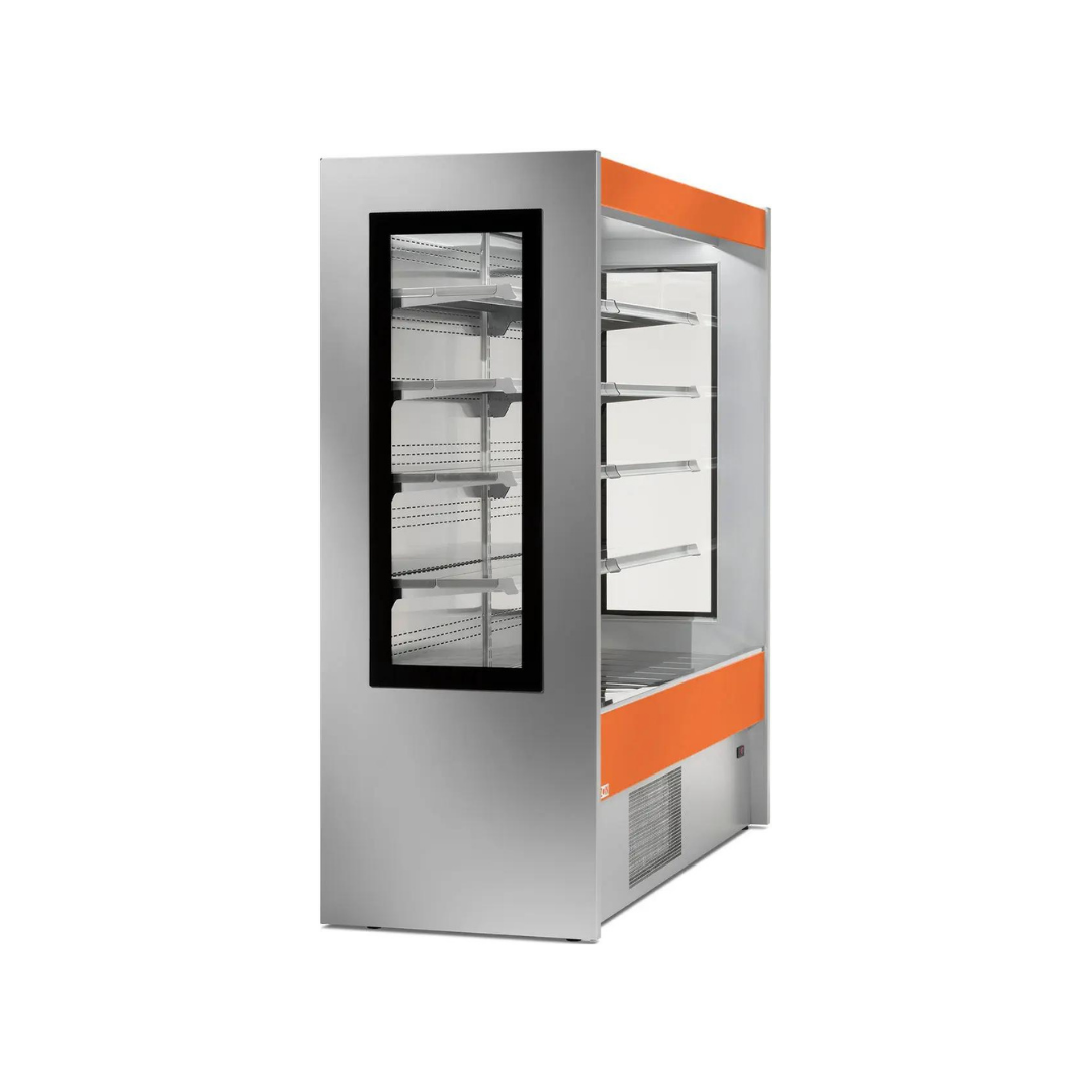 Vitrine murale réfrigérée ouverte 5 niveaux - Prof : 750mm - +2/+8°C - CHAMONIX