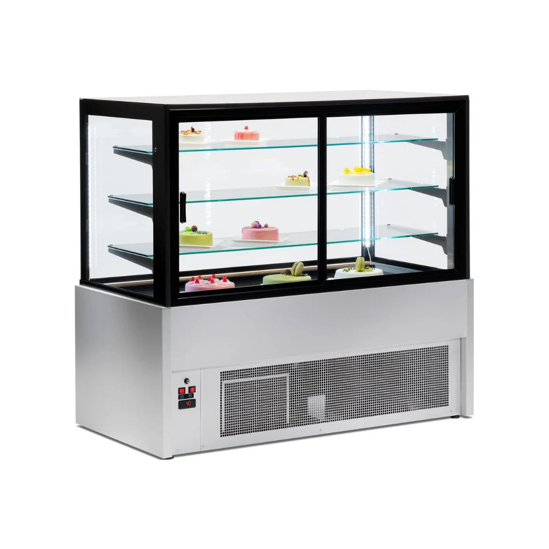 Vitrine réfrigérée ventilée sans réserve - Prof : 780 mm- +0/+8°C - KRISTALL