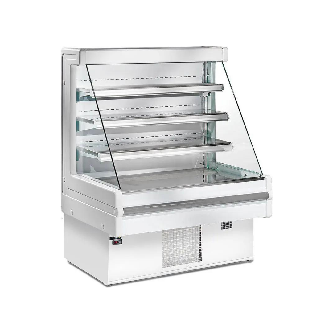 Vitrine murale réfrigérée ouverte 4 niveaux - Prof : 760mm +2/+8°C - MANDY