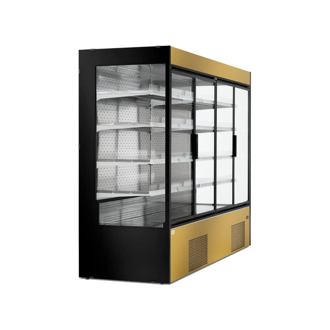 Vitrine murale réfrigérée portes coulissantes 5 niveaux - Prof : 820mm - +2/+8°C - MAUNA