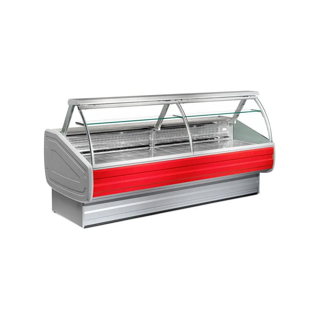 Vitrine réfrigérée statique avec réserve - Prof : 1060mm - +2/+8°C - MELODY