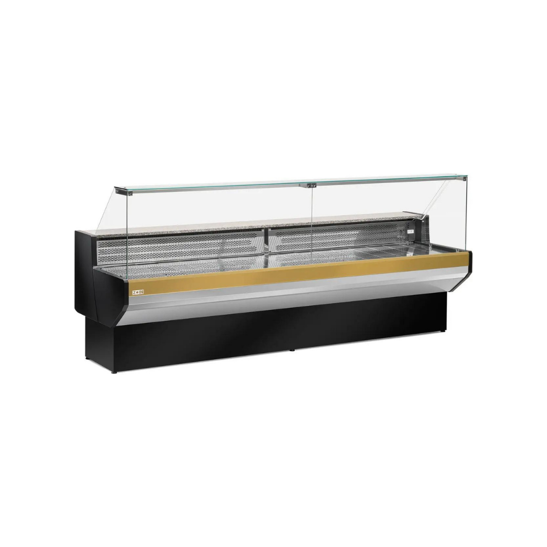 Vitrine réfrigérée avec réserve - Prof : 910 mm- +2/+8°C - PATAGONIA