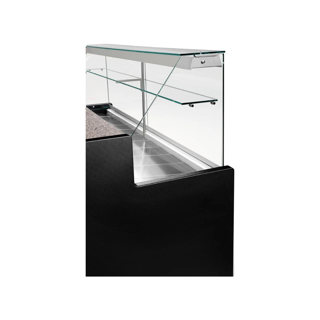 Vitrine réfrigérée statique avec réserve - Prof : 790 mm- +2/+8°C - TIBET