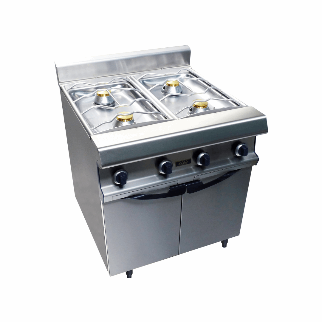 W380231 4 feux nus gaz sur placard fermé 800x836x900mm