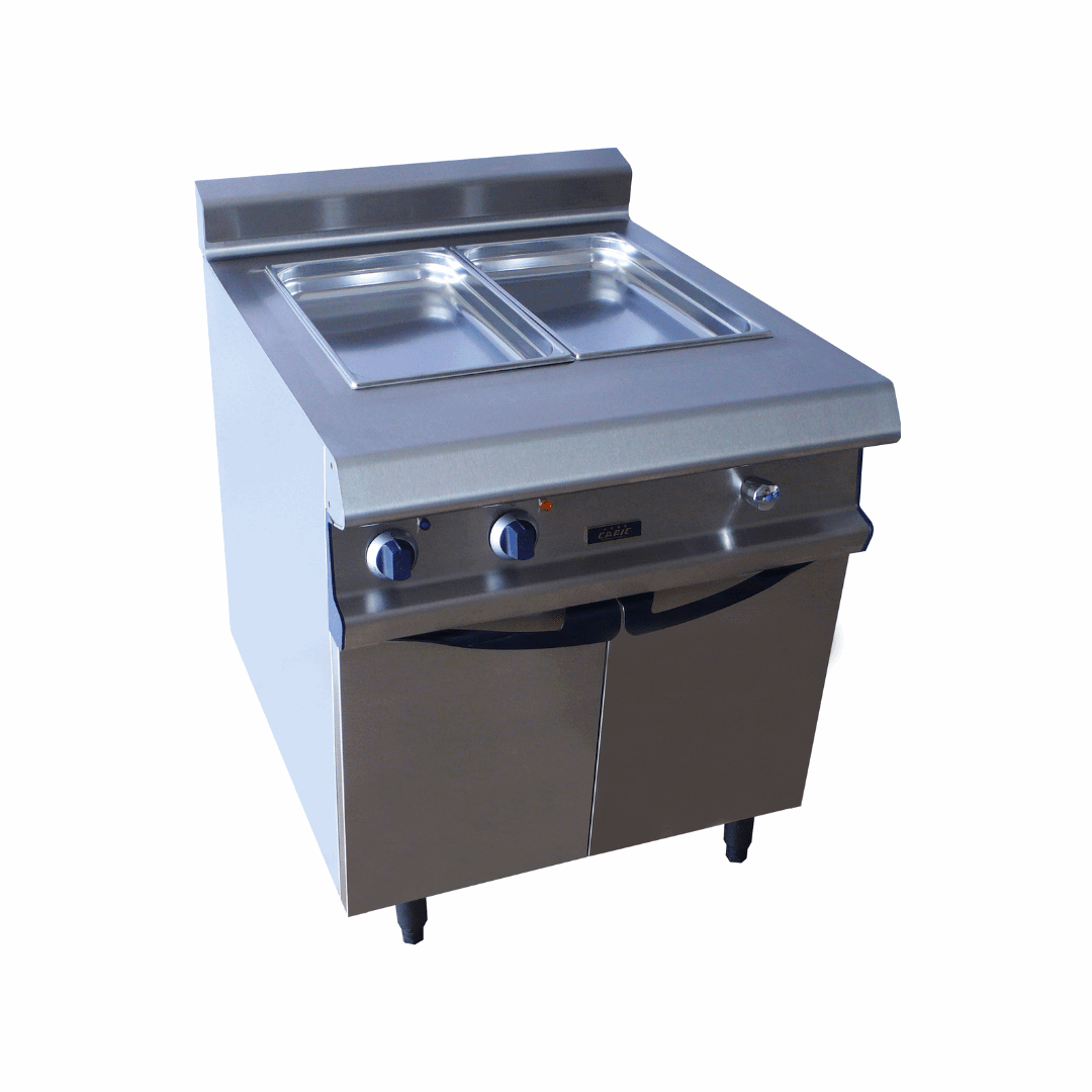 Bain marie électrique sur placard fermé 800x836x900mm - CAPIC - Cuisine Pro Leasing