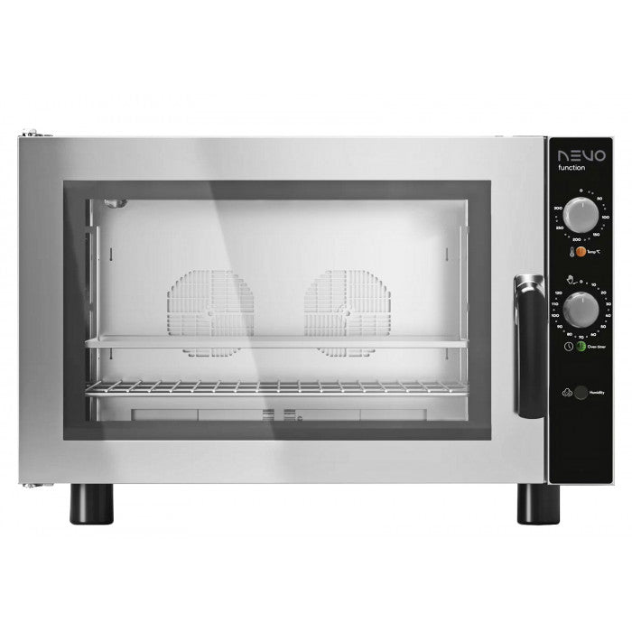 Four à convection 4 niveaux 40x60cm + humidificateur manuelle - 380V