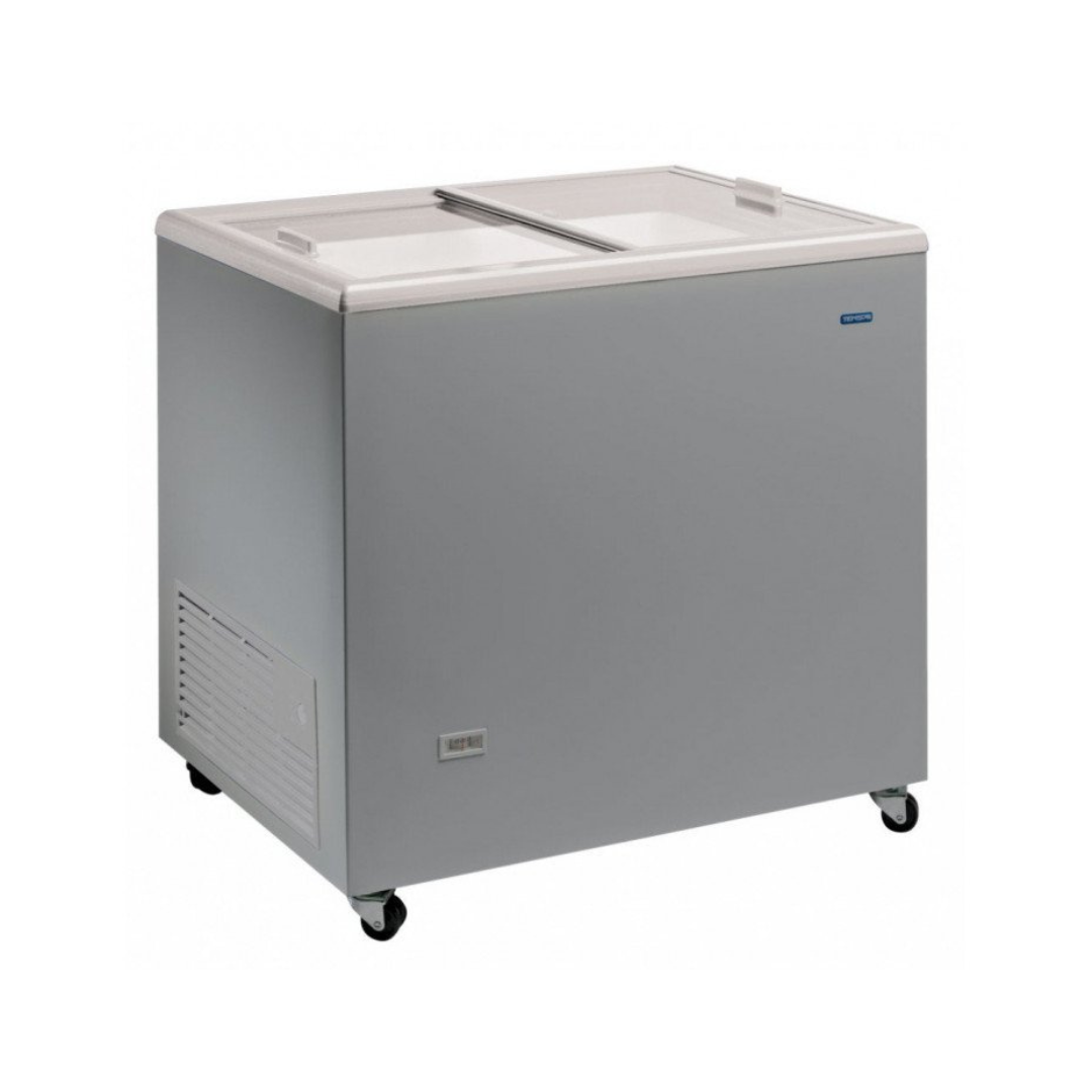Congélateur / Conservateur - Couvercle coulissant vitré - 256 L