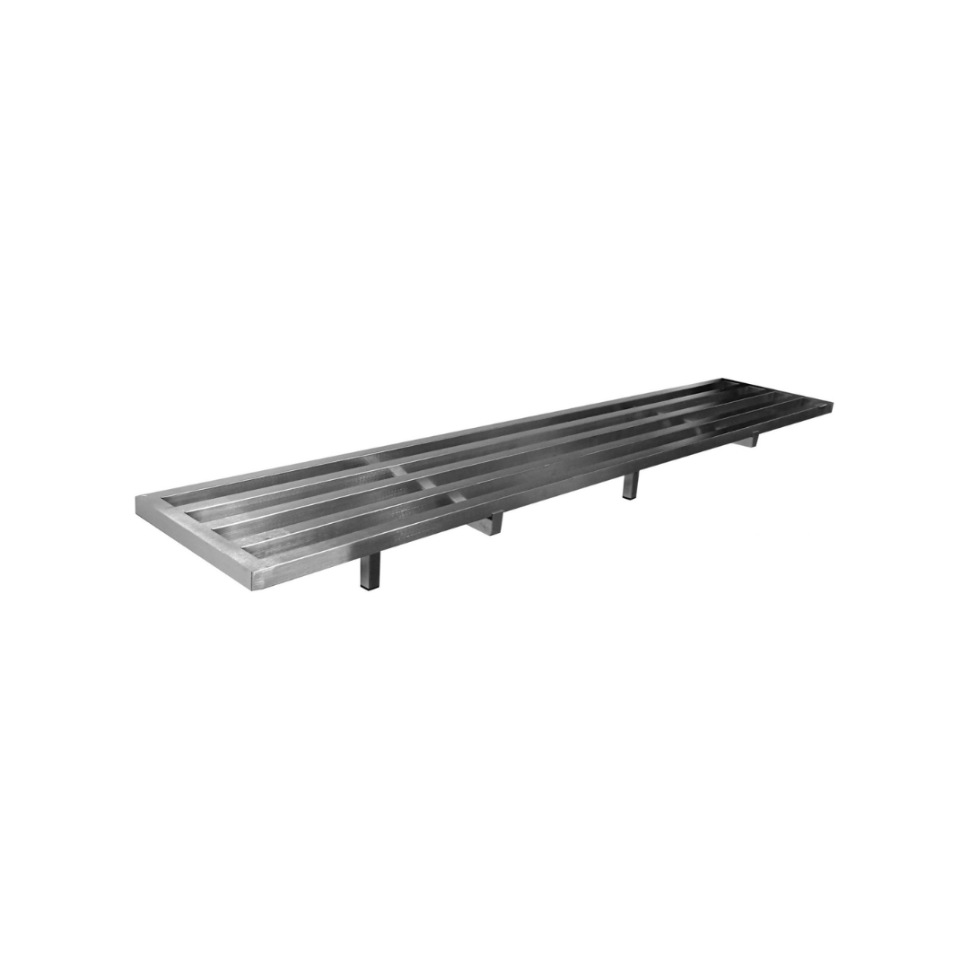 Étagère barreaudée en inox - 1800x400mm