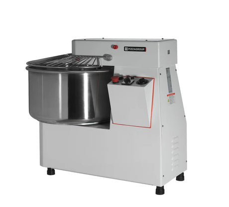 Pétrin à spirale à tête fixe - Capacité : 22 litres - 1 vitesse - Tri 400V