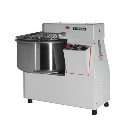 Pétrin à spirale à tête fixe - Capacité : 10 litres - 1 vitesse - Mono 230V